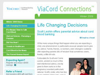ViaCord Winter 2009 Newsletter article