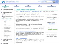 Bluecrossma.com: Learn About Plan Options